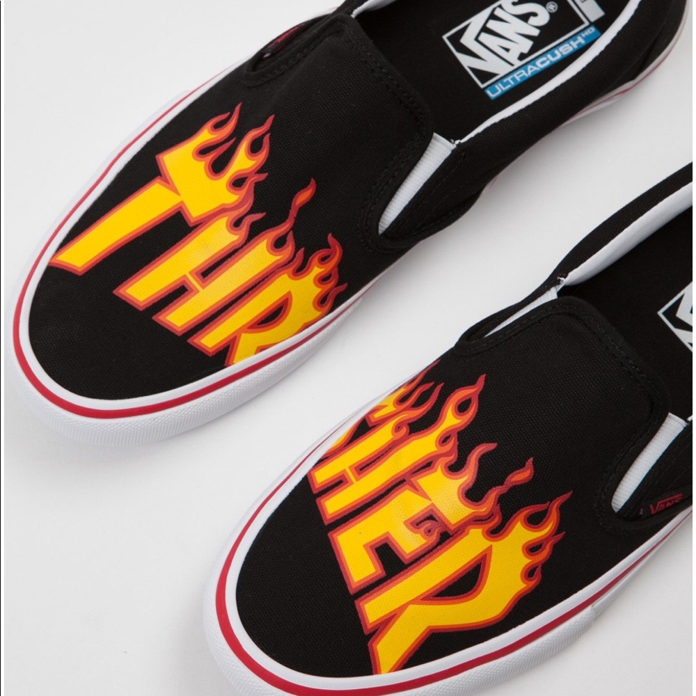 VANS • Limited Edition Thrasher Slip Ons (2017)